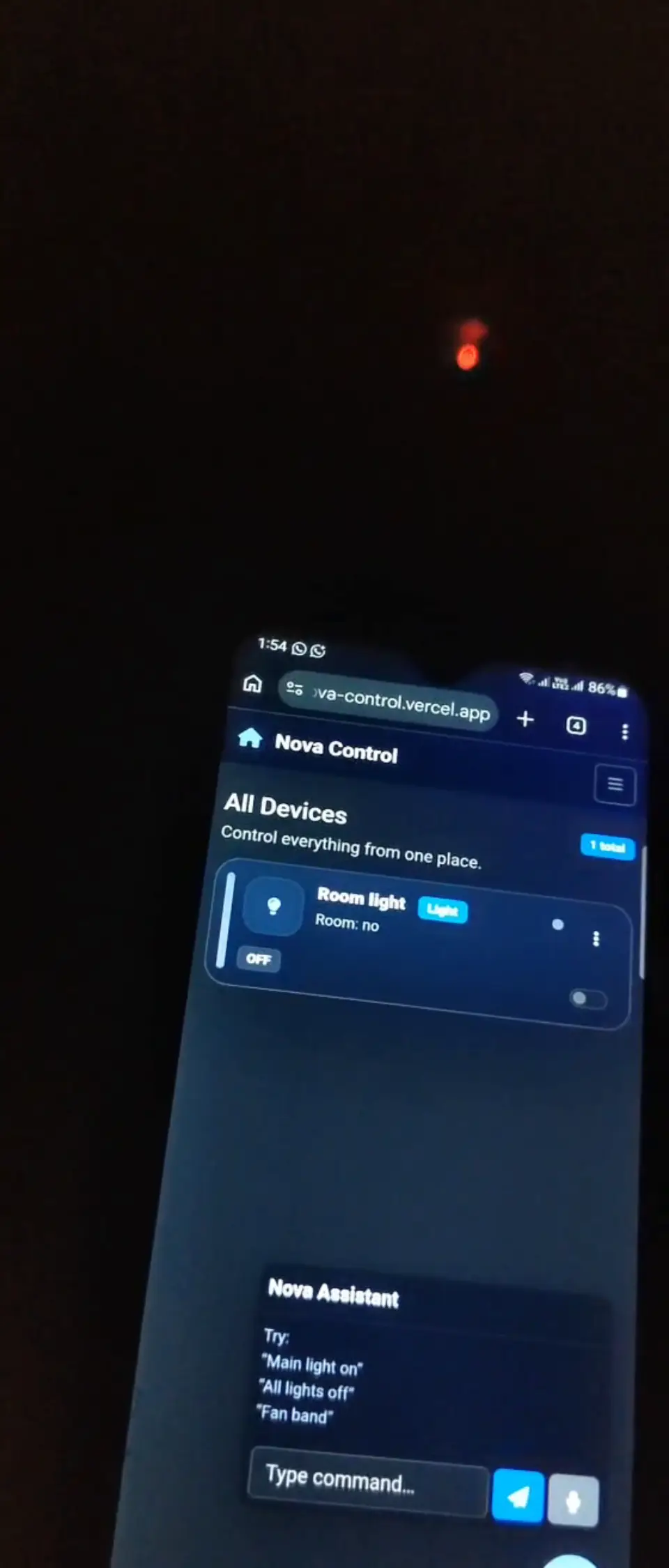 Nova Control video preview